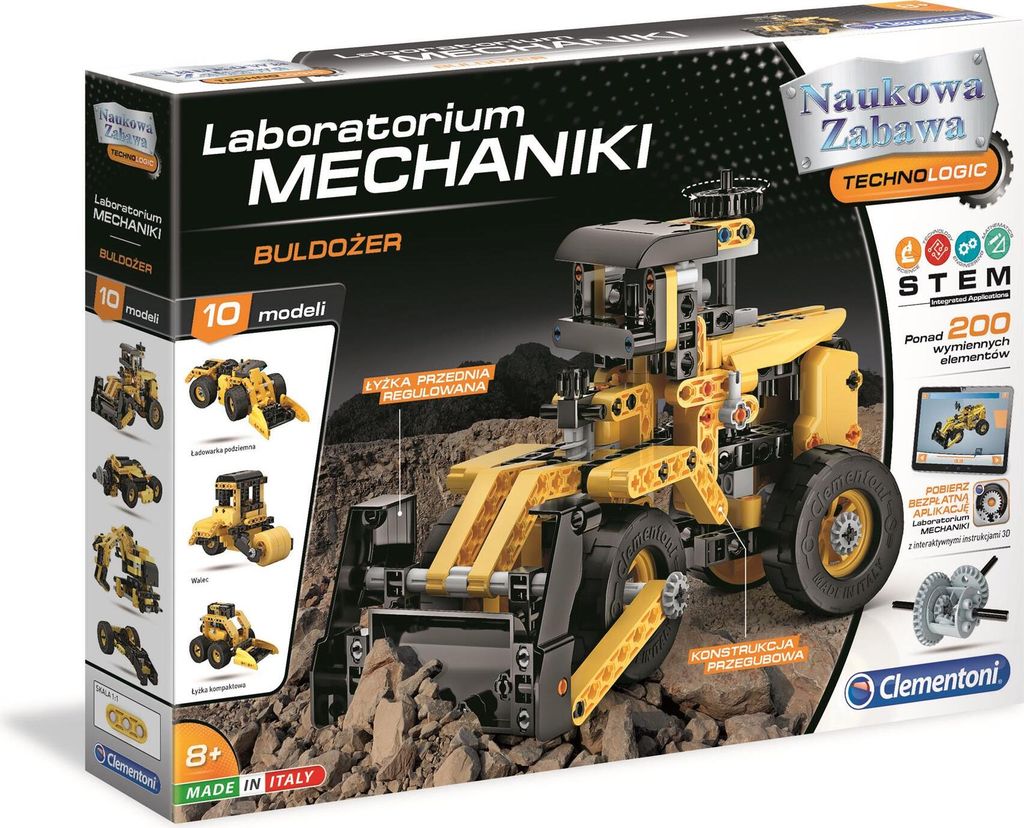 Clementoni Labo.mechaniki - Bulldozer 50633