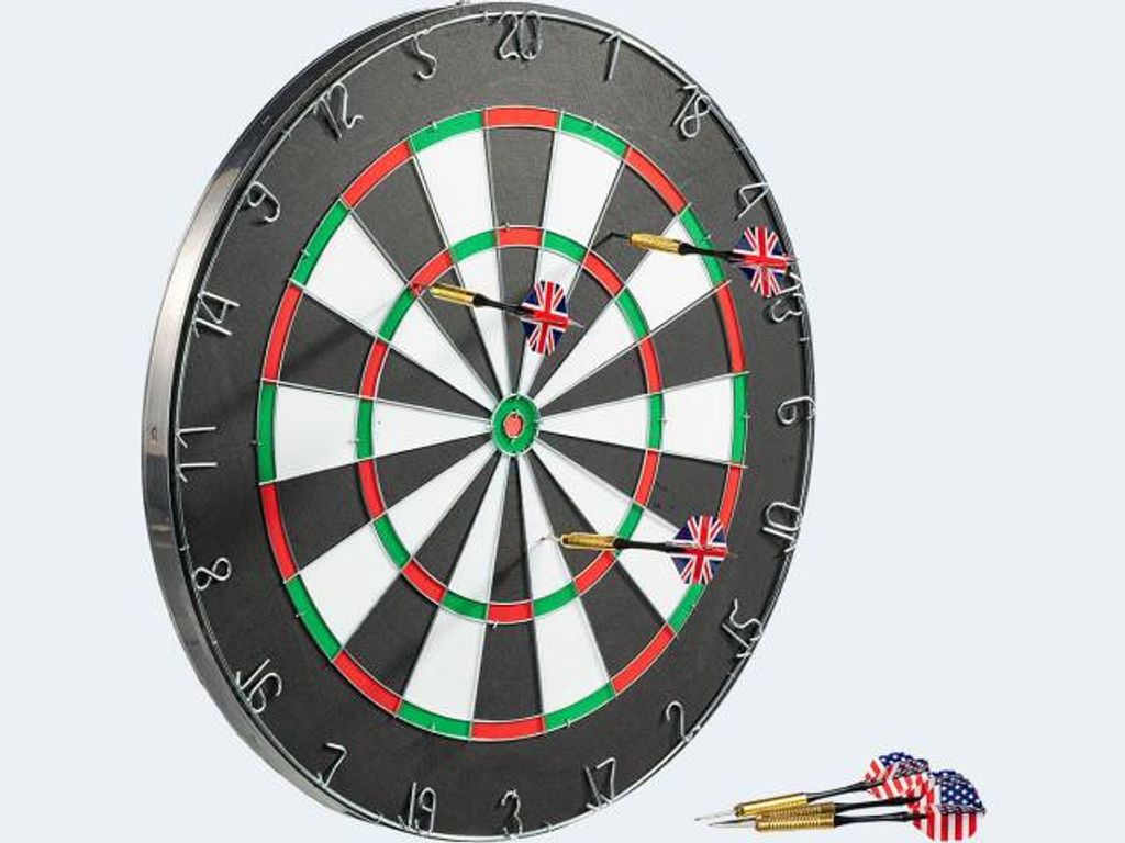 VIVA Dartboard BEGINNER 45x2cm Steeldart/6Pfeile Produktbild 