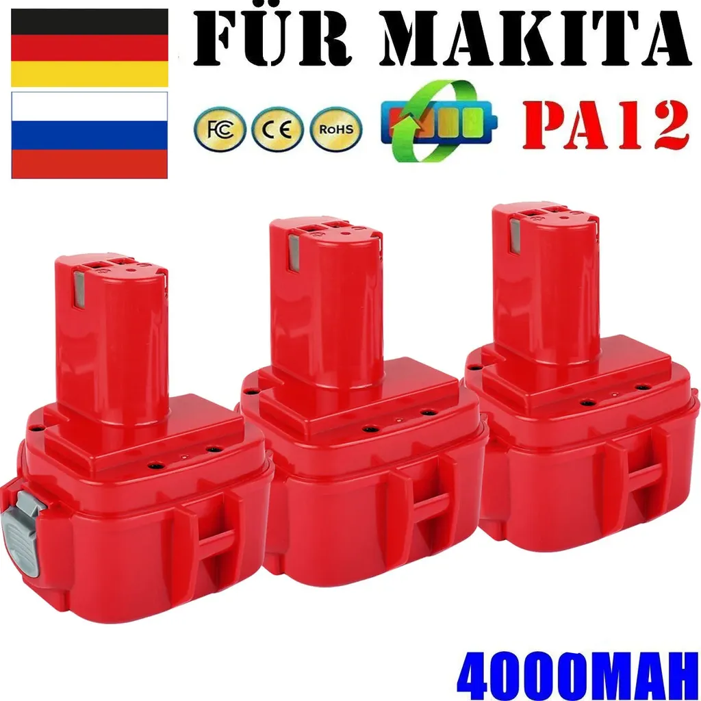 Lot de 3 Batteries Rechargeables 12V pour Outillage Makita PA12 NiMH - 2