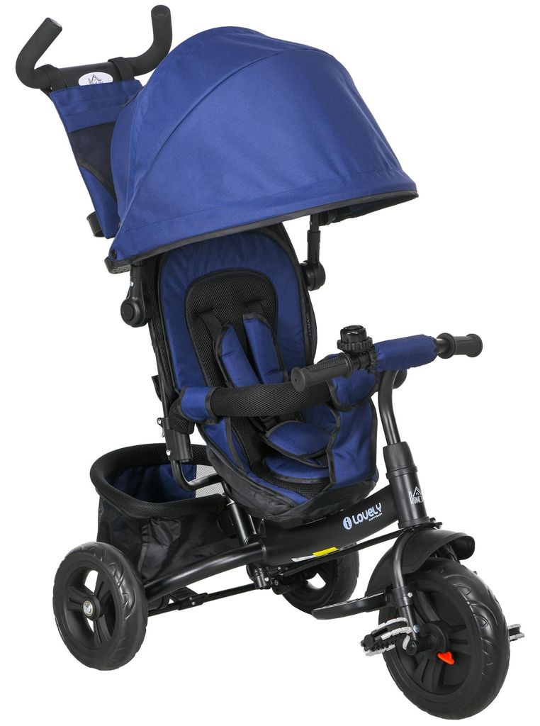 Dreirad 6-in-1 Dreirad mit Schubstange, Kinderdreirad mit Produktbild 
