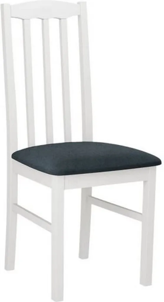 Sedia EDON 12 Bianco Blu: Seduta Imbottita per Arredo Living d'Elite