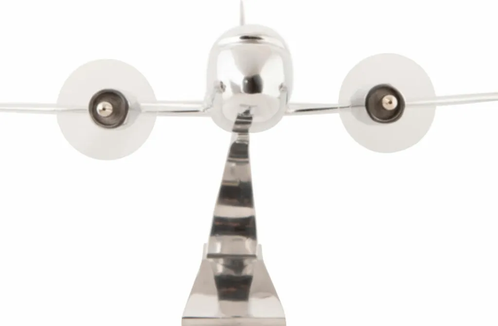 Maquette Avion DC-3 Aluminium AP110 : Déco Durable sans Plastique ni Peinture
