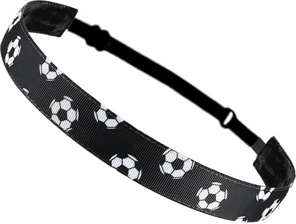 Fußball-Stirnband, rutschfest, sportlich, Haarband für Fußball, Basketball, Football, elastisches Schweißband für Mädchen, Outdoor-Sport