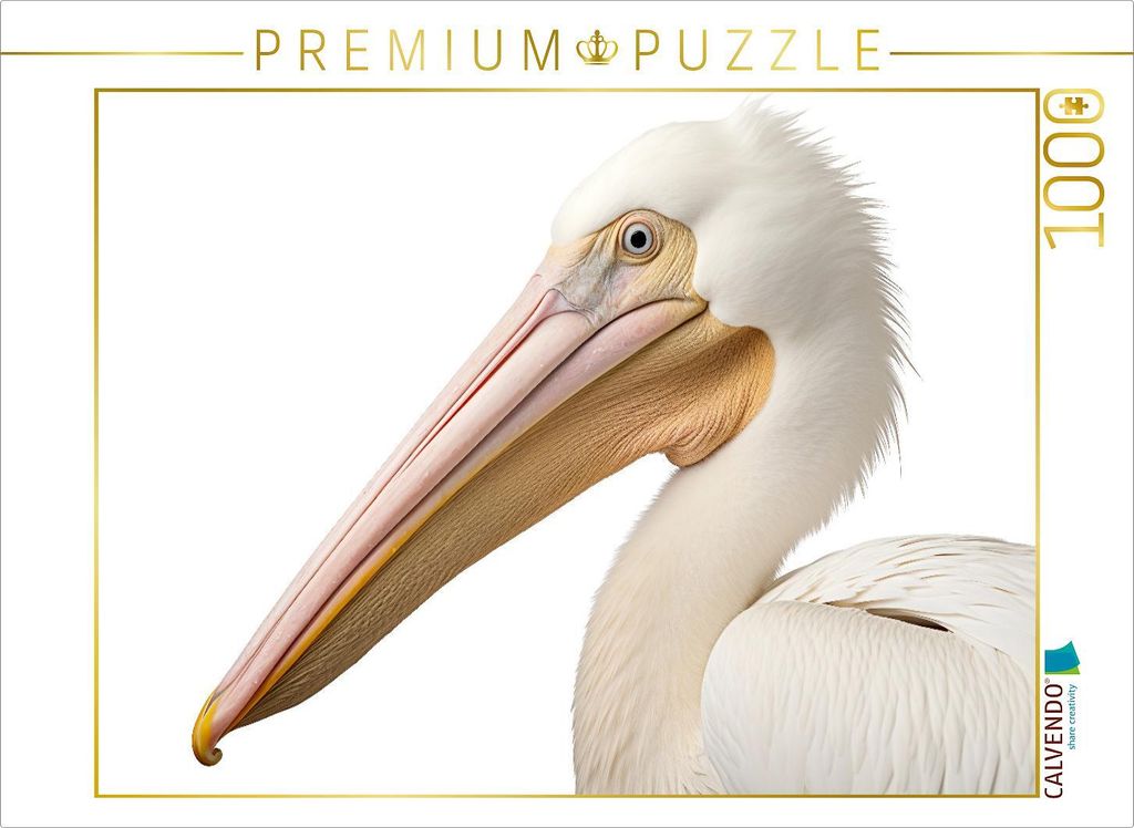 CALVENDO Puzzle Ein Motiv aus dem Kalender "Only white animals" | 1000 Teile Lege-Größe 64x48cm Foto-Puzzle für glückliche Stunden