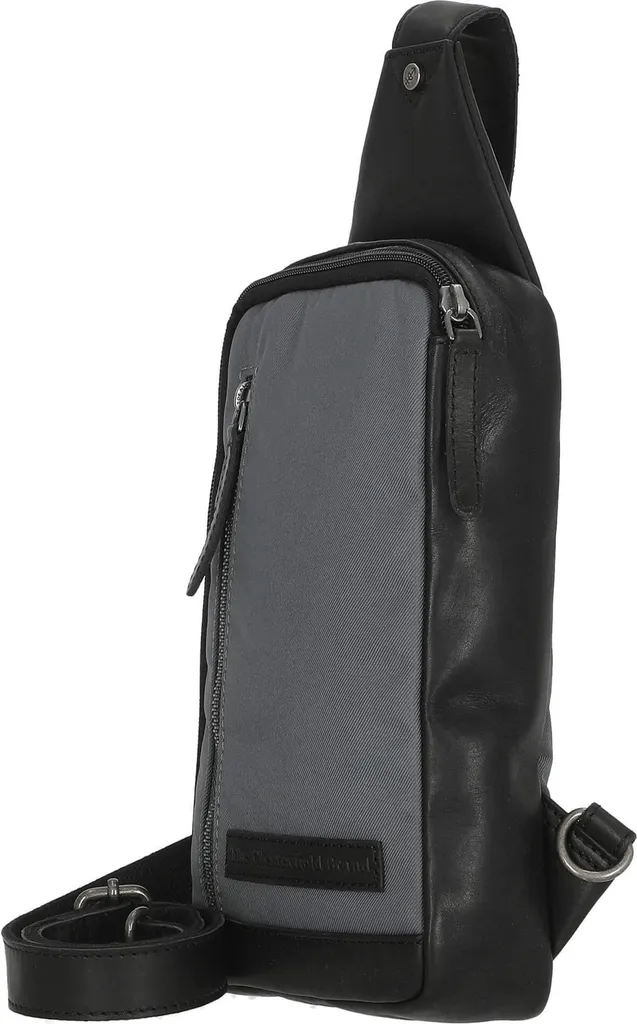 Sling Bag Salla Chesterfield Brand - Grigio Chiaro per City Life - 6