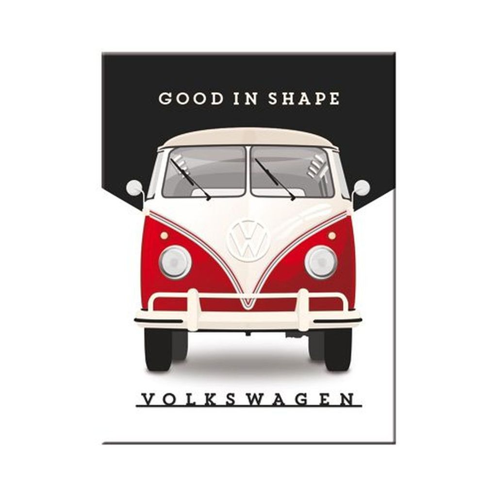 Nostalgic-Art - Aimant 6 x 8 cm - Volkswagen - VW Bulli - Image du produit 