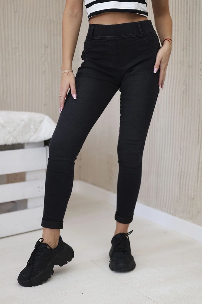Kesi Denim-Hosen für Frauen Turayh schwarz XXL