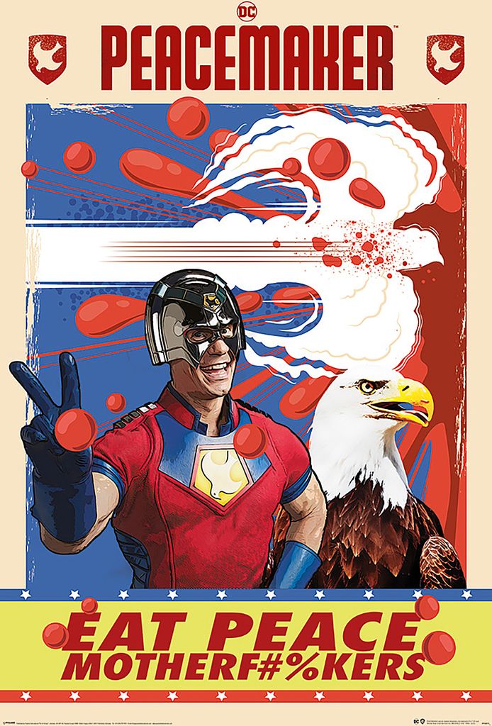 Poster Peacemaker and Eagle Eat Peace 61x91.5cm Produktbild 