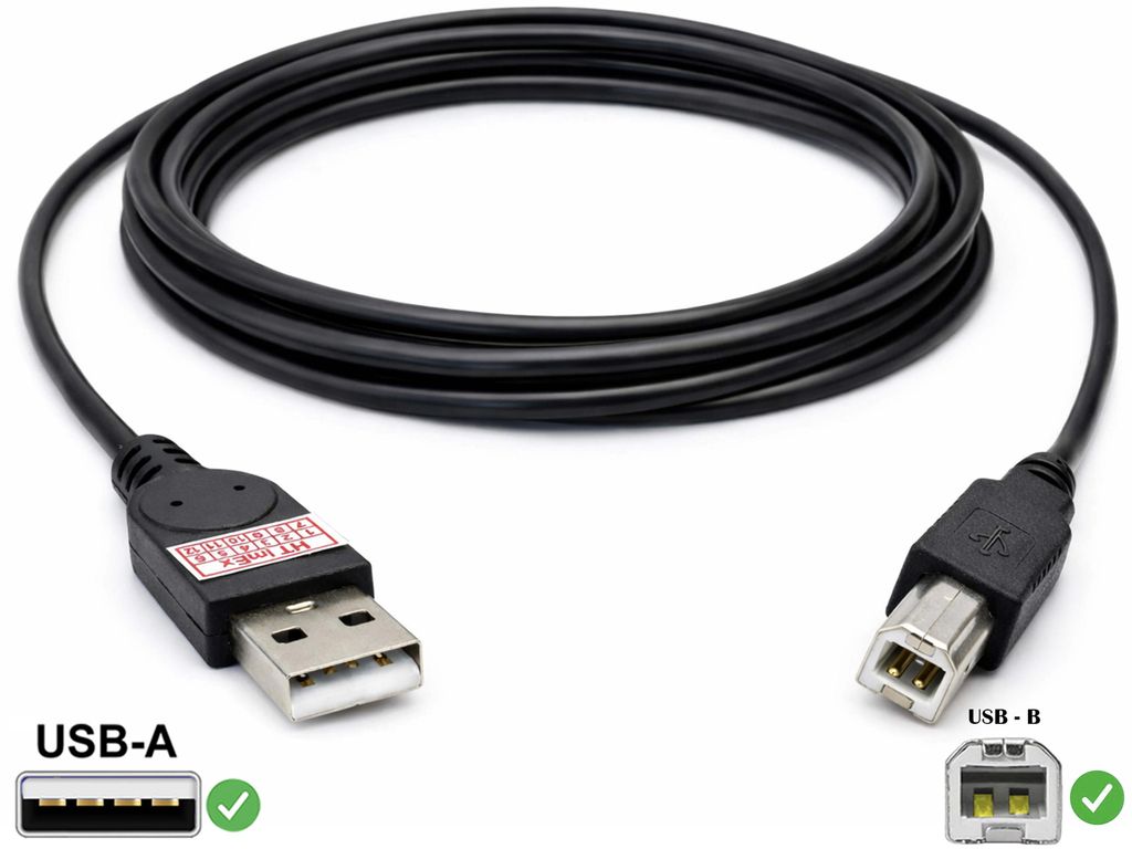 Drucker Scanner Anschluss USB Kabel kompatibel für HP ENVY 4527, 6010, BC883V14N