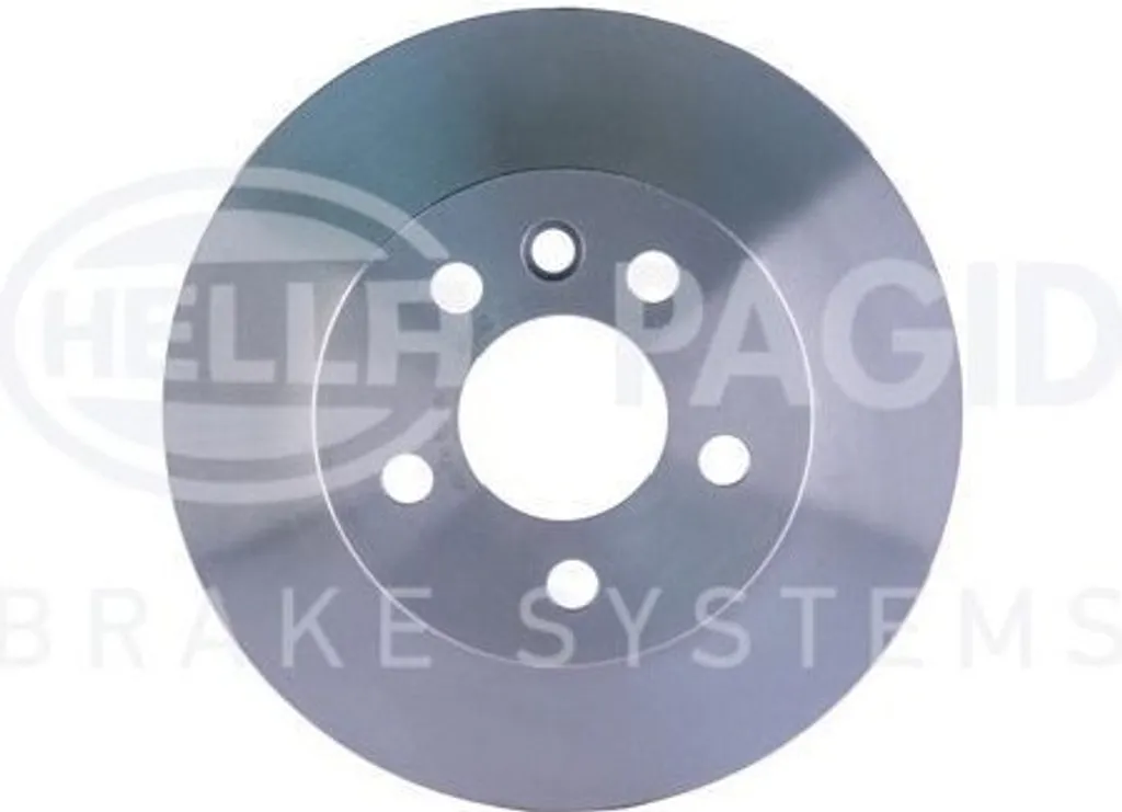 Stop aux vibrations : Disque de frein HELLA 8DD 355 102-891 pour VW T4