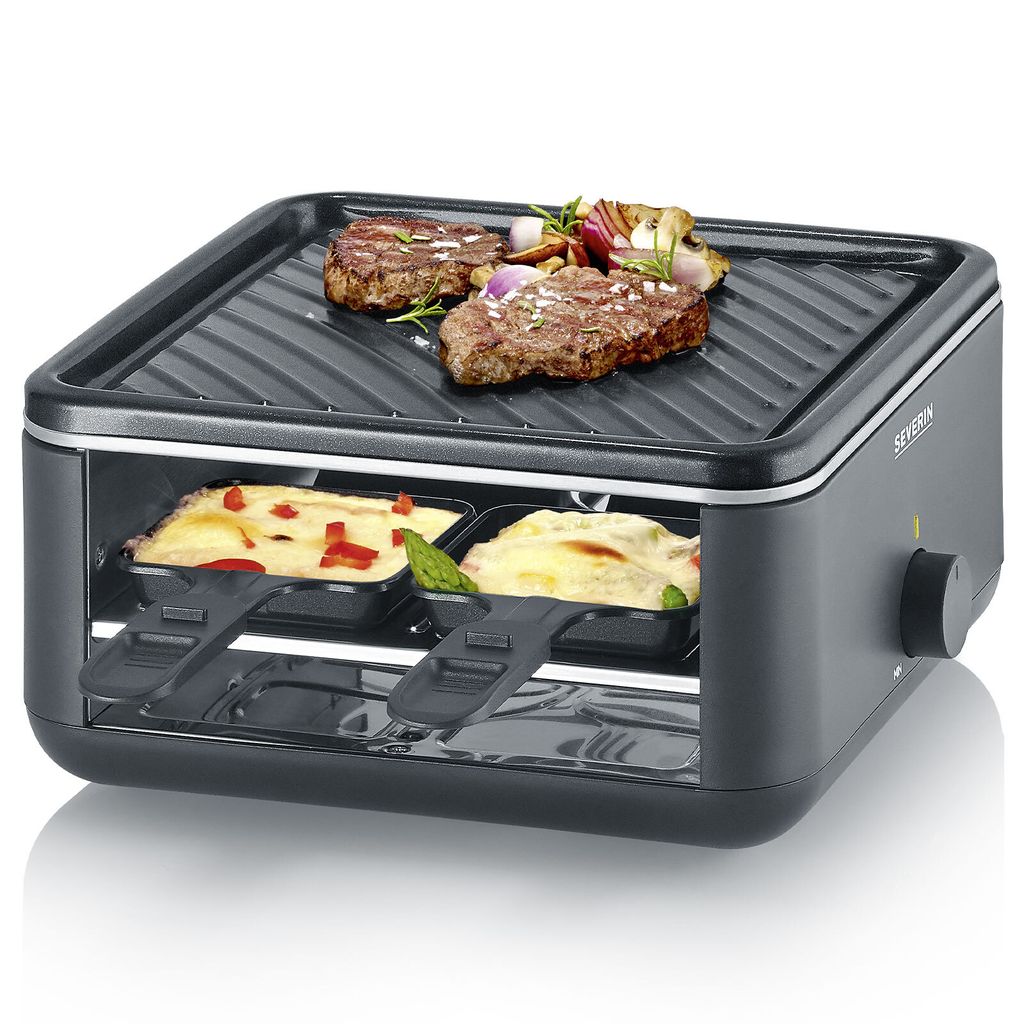 Appareil à raclette 4 personnes 800w + gril - Severin - Image du produit 