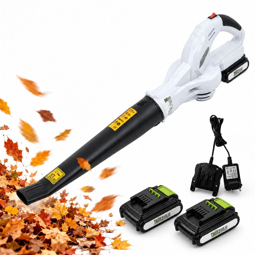 Akumulatorowa dmuchawa do liści 20 V 2000 mAh 240 km/h z 2 Zdjęcie produktu 