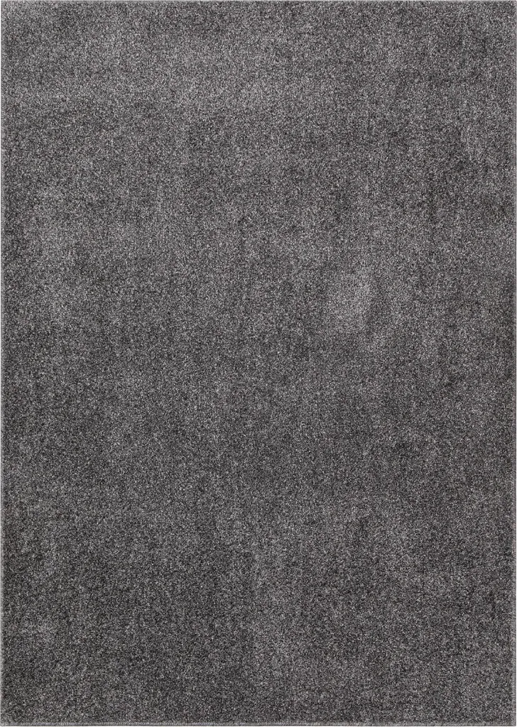 Tapis de Sol Moderne pour Salon et Chambre Gris 120x170 cm Anti-Glisse