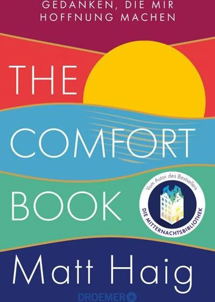 Livre anti-stress The Comfort Book : Retrouver l'espoir et la motivation