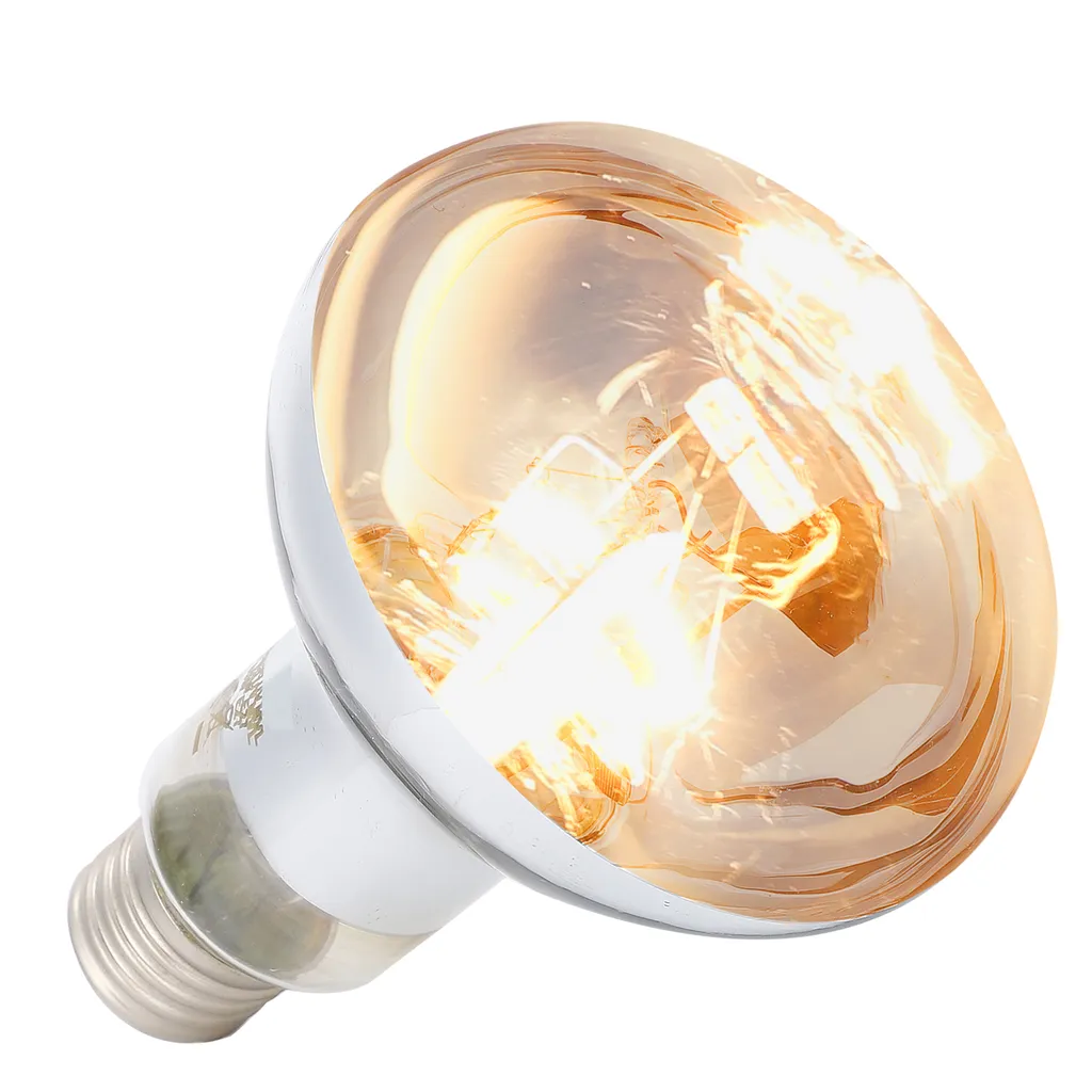 Lampe chauffante reptile 80W UVB contre les carences et le froid E27