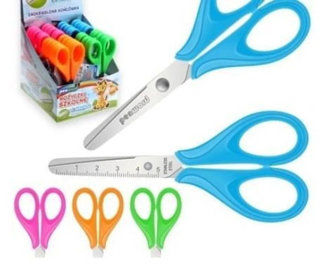 Forbici da scuola con nastro di misurazione (24 pezzi) - Kit Classe