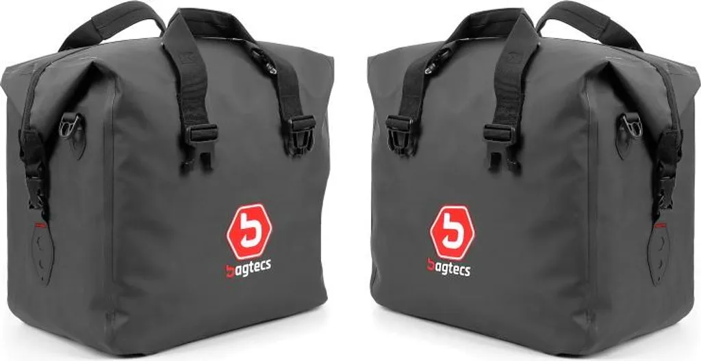 Pochettes de Valise Moto BT5 avec Poignées de Transport 35-45 Litres