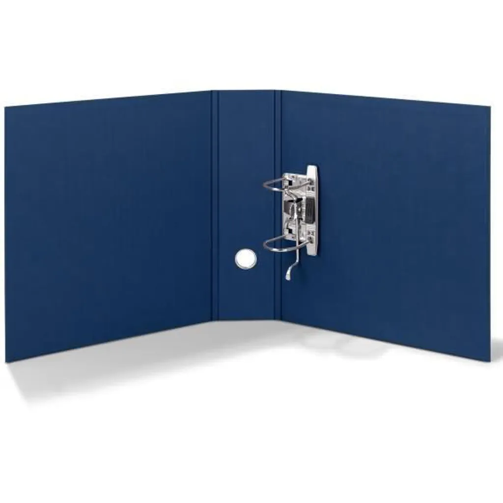 Classeur ROESSLER PAPIER 8 cm dos Navy - Mécanisme robuste et durable