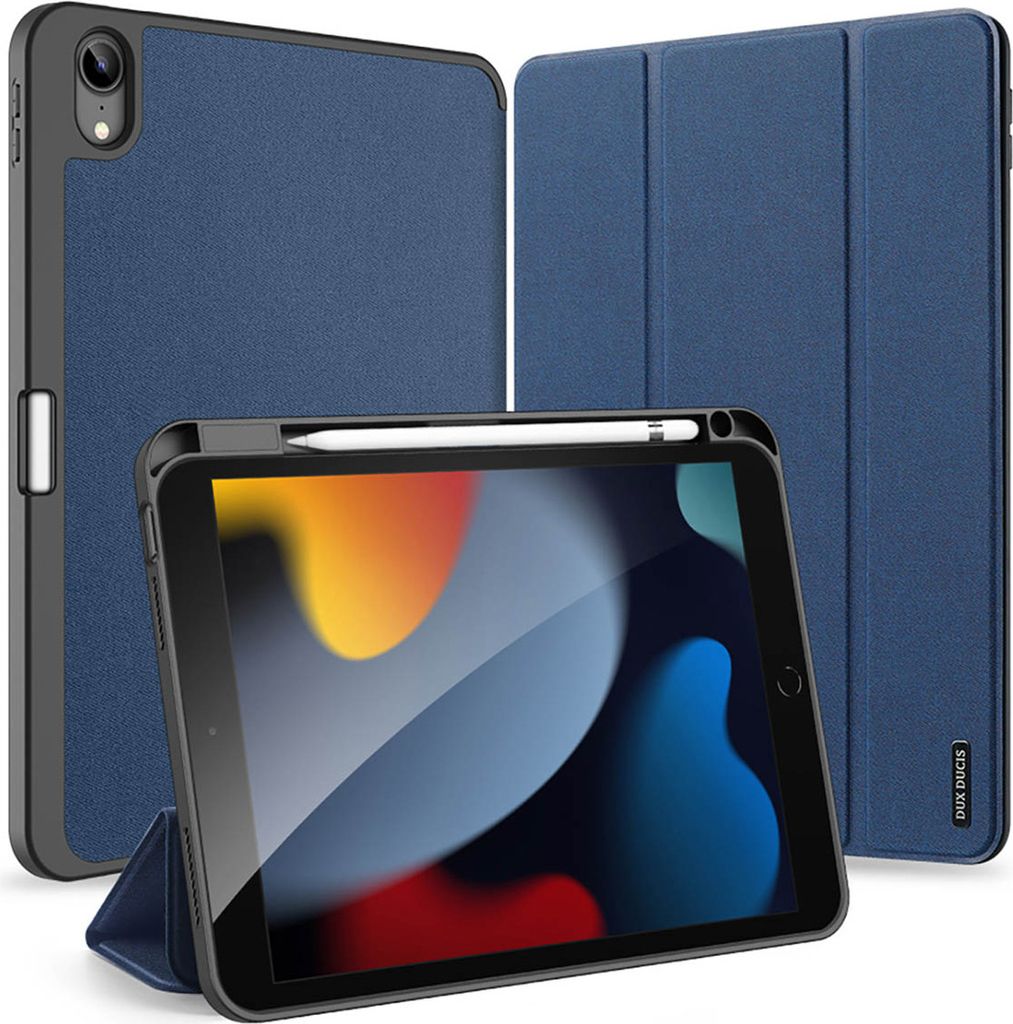 Dux Ducis Domo Hülle iPad 10.9'' 2022 (10 Gen.) Smart Cover Ständer blau