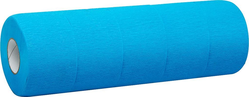 Friseurpapierkragen 5 Stück - blau