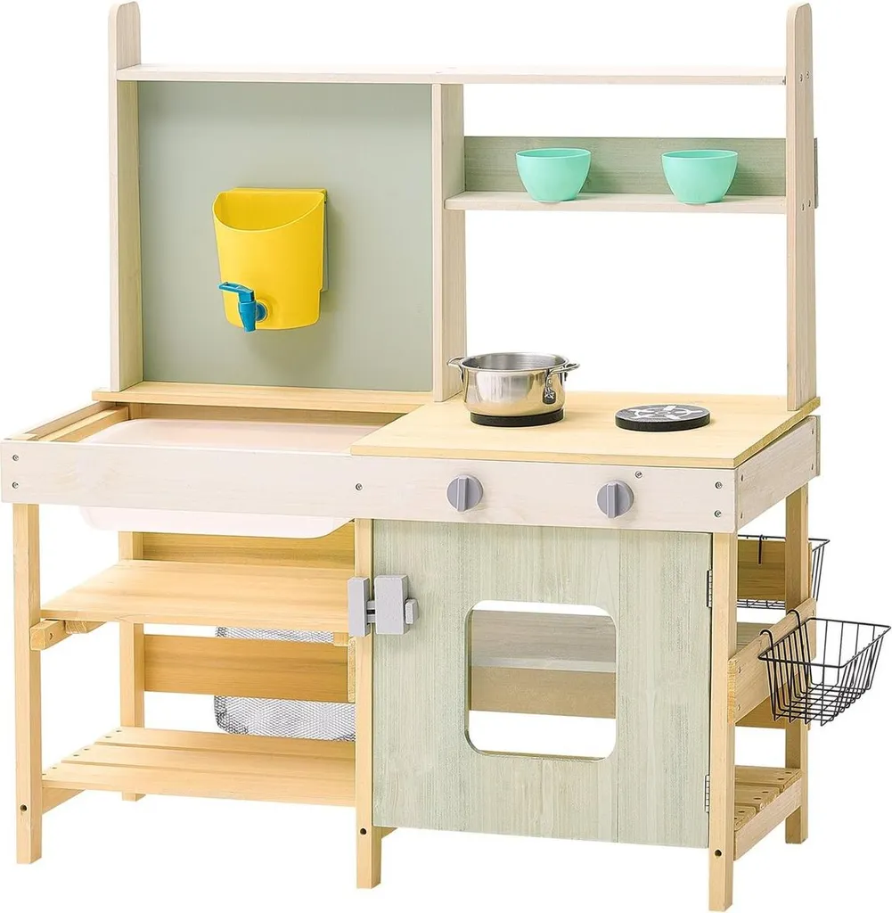 Cucina da gioco in legno per esterni Set da gioco per bambini Set da gioco di finzione