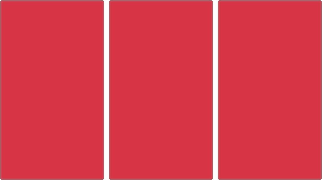 banjado Glas Herdabdeckplatten 3x 30x52cm Glaskeramikfeldabdeckung Feuerrot Spritzschutz Schneidebrett [HAP9-0012]