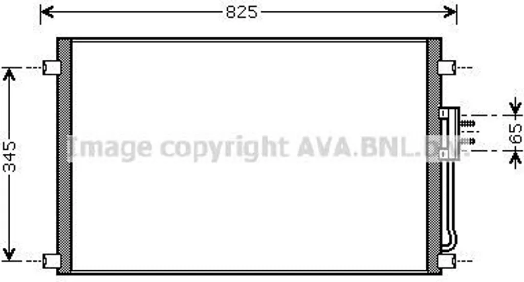 Condenseur de climatisation pour réparer le froid de Voyager III IV