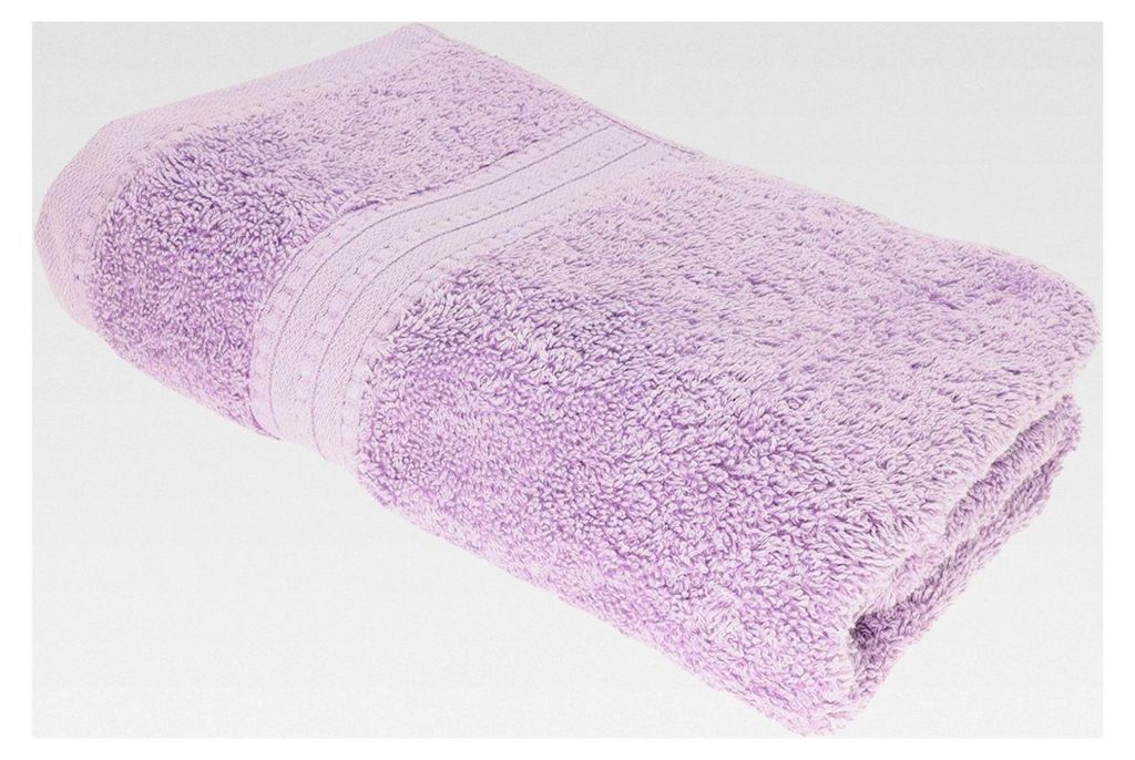 Bio Handtücher in 32 Farben erhältlich, weich und saugstark, Lavendel 50x100 cm