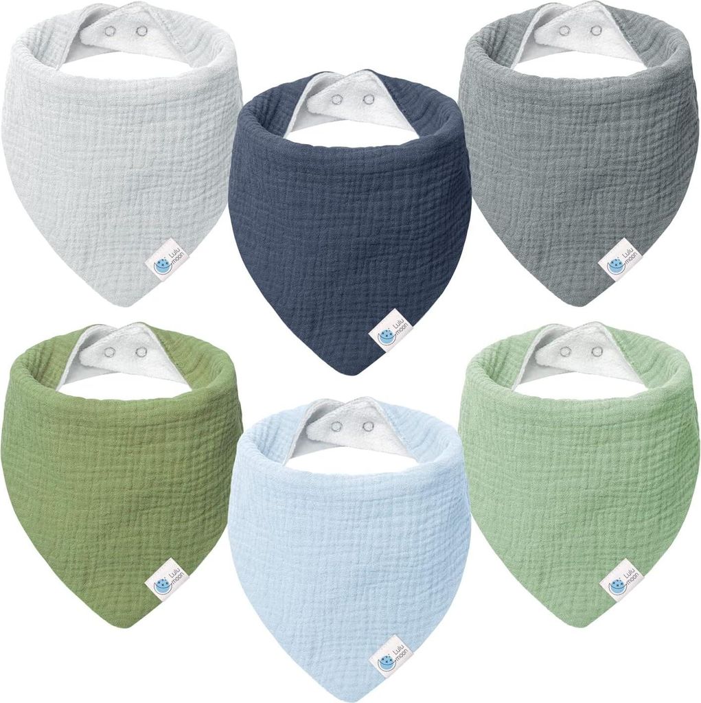 Lulu moon Lätzchen Baby Dreieckstuch Baby Musselin Halstuch Produktbild 