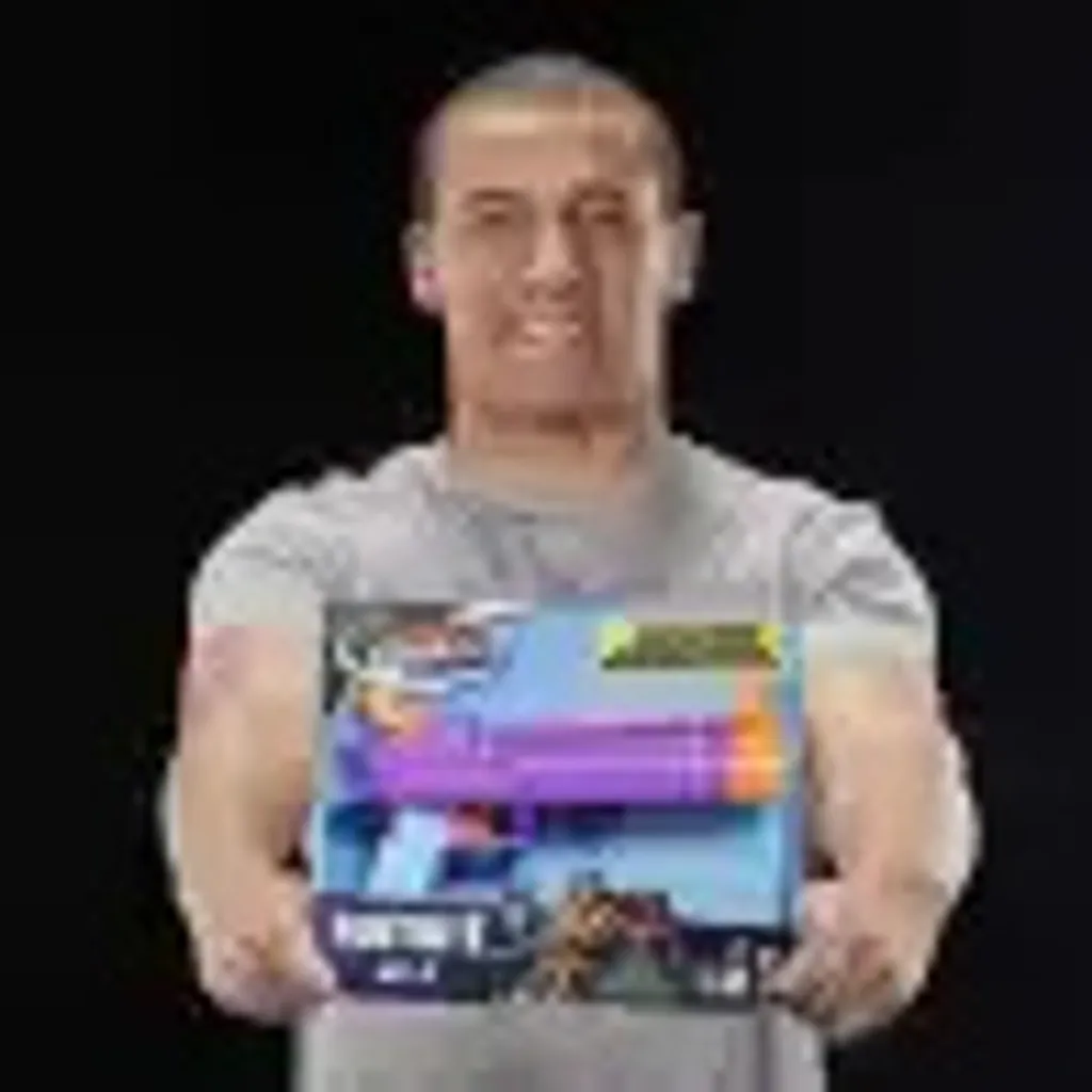 Pistolet à eau Nerf Fortnite HC-E - Canon à main bleu et gris - Été - 13