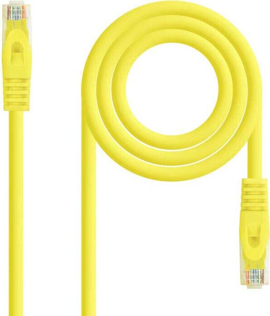 RJ45 Kat6a UTP CU LSZH 0,5m GELB RJ45 Kat6a Patchcord