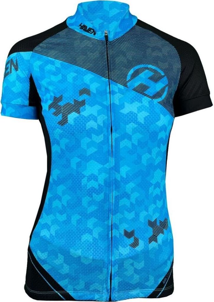 HAVEN Kurzarm Fahrradtrikot - SINGLETRAIL NEO WOMEN - Blau 2XL