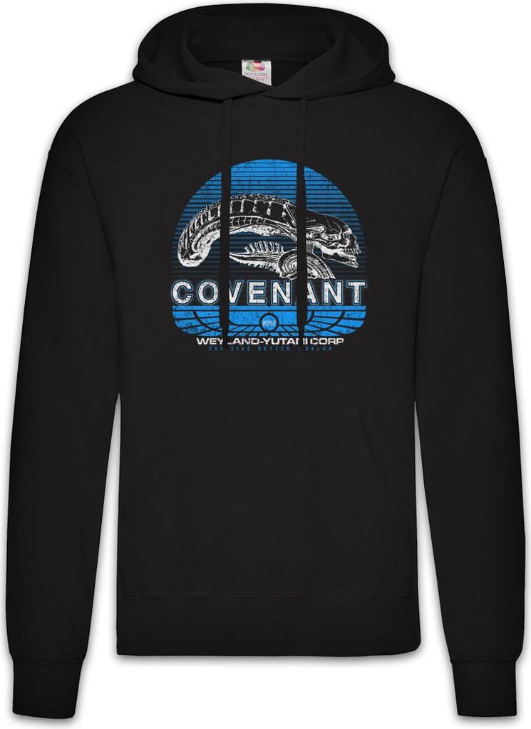 Urban Backwoods Covenant, Herren Hoodie, Farbe: Schwarz, Größe: S