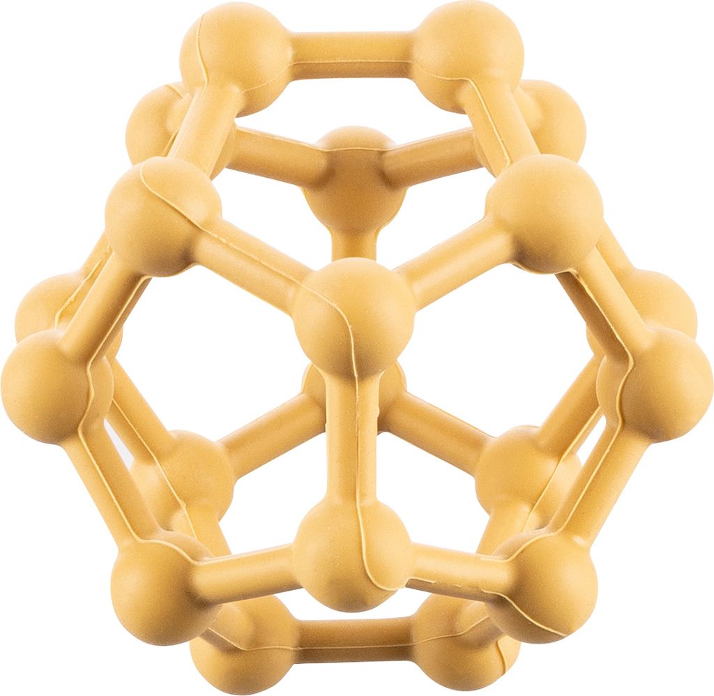 ZOPA Silikon-Beißring Atom Senfgelb