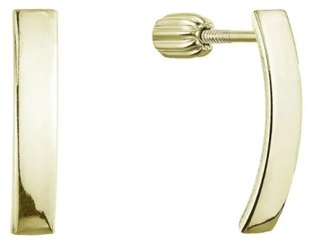 Boucles d'oreilles pendantes plaquées or pour femme : Style chic épuré