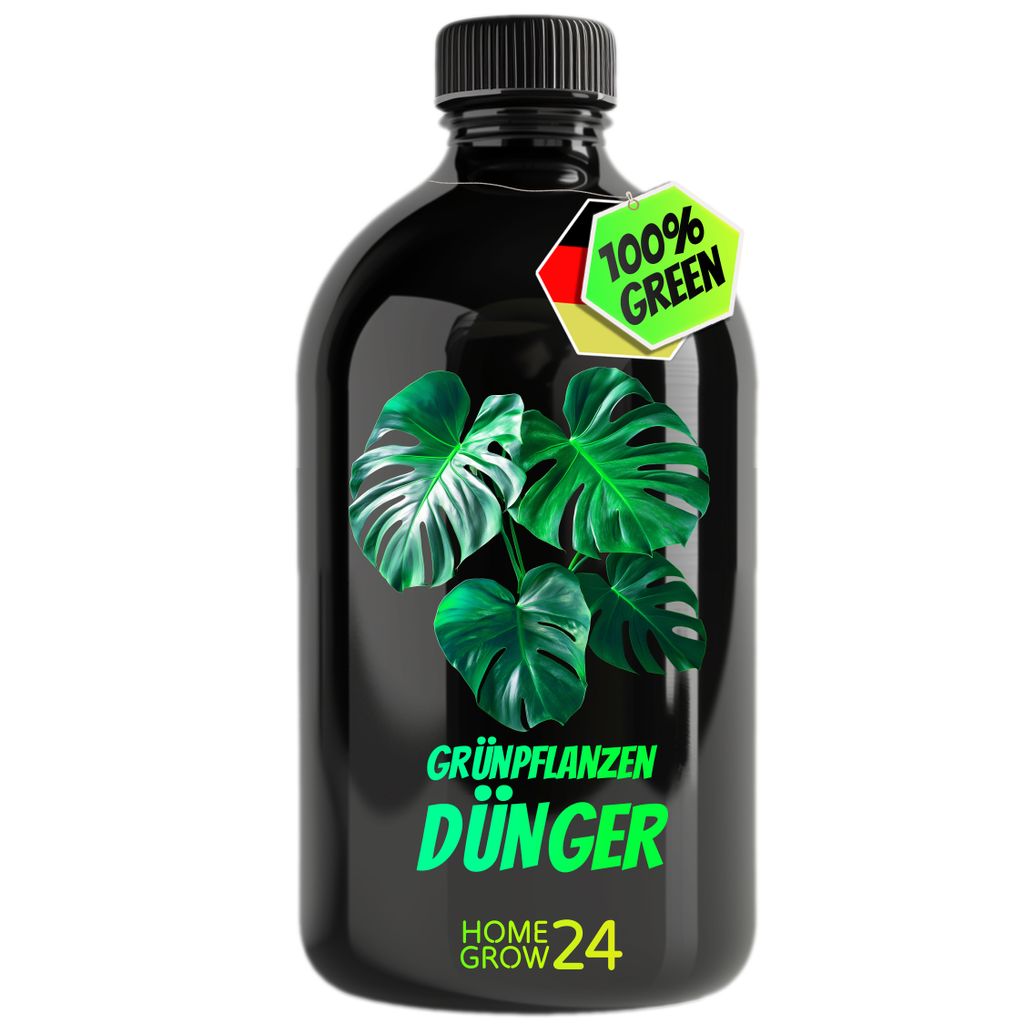HOMEGROW24 Grünpflanzendünger, 500 ml NPK Dünger für Grünpflanzen, mineralischer Pflanzendünger für Orchideen, Monstera und andere Zimmerpfl...