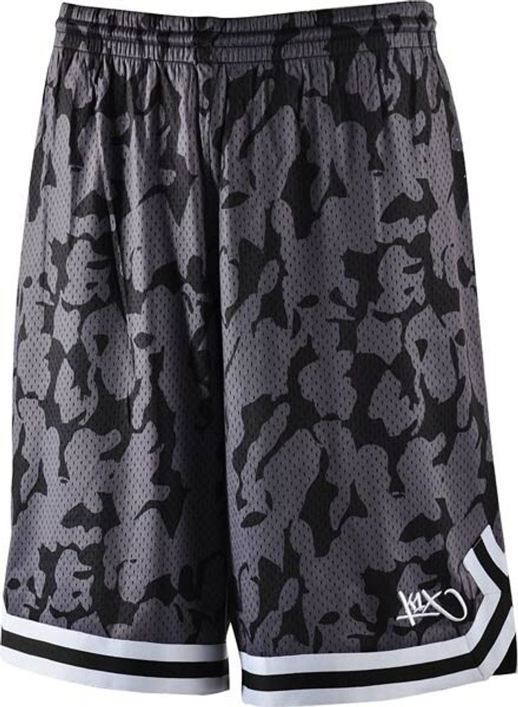 K1X Hardwood | Double X Big Hole Mesh | Basketball shorts, Farbe:black camouflage, Kleidergröße:XXS