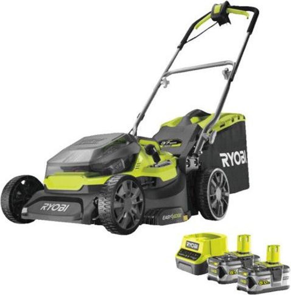 Tondeuse Poussée Hybride RYOBI 36V, Coupe 37 cm, 2 Image du produit 