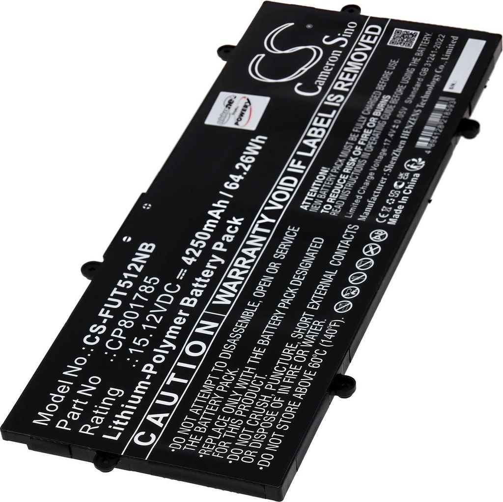 Akku für Fujitsu Lifebook U7411 U7511 U7512 Laptop