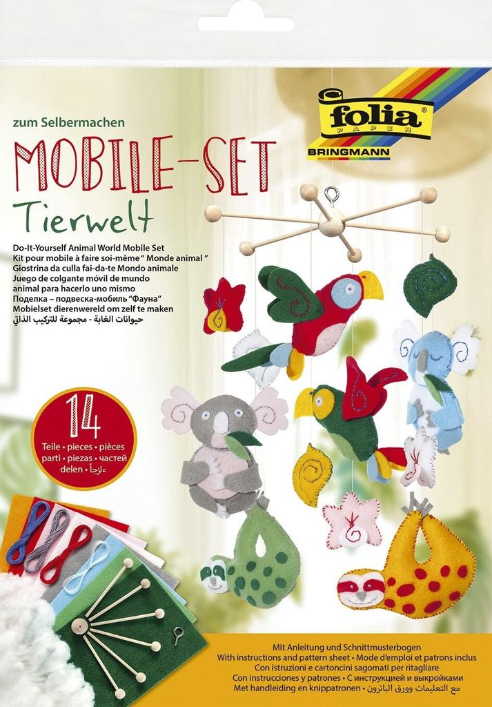 Kit de bricolage mobile Le monde des animaux Image du produit 