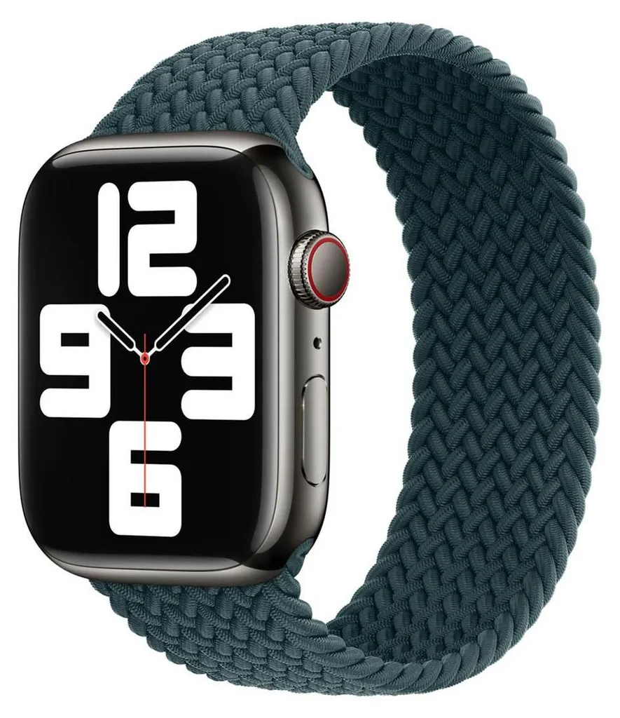 Apple Watch Solo Loop Intrecciato Foresta Pluviale Misura 3 Originale