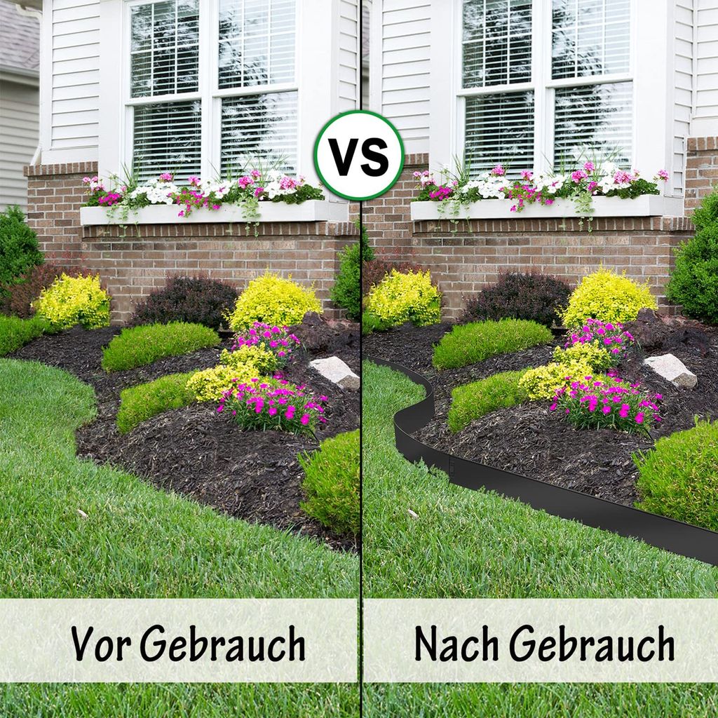 YARDIN Obruba trávníku 50mx18cm Pozinkovaná obruba záhonů Obrázek produktu 