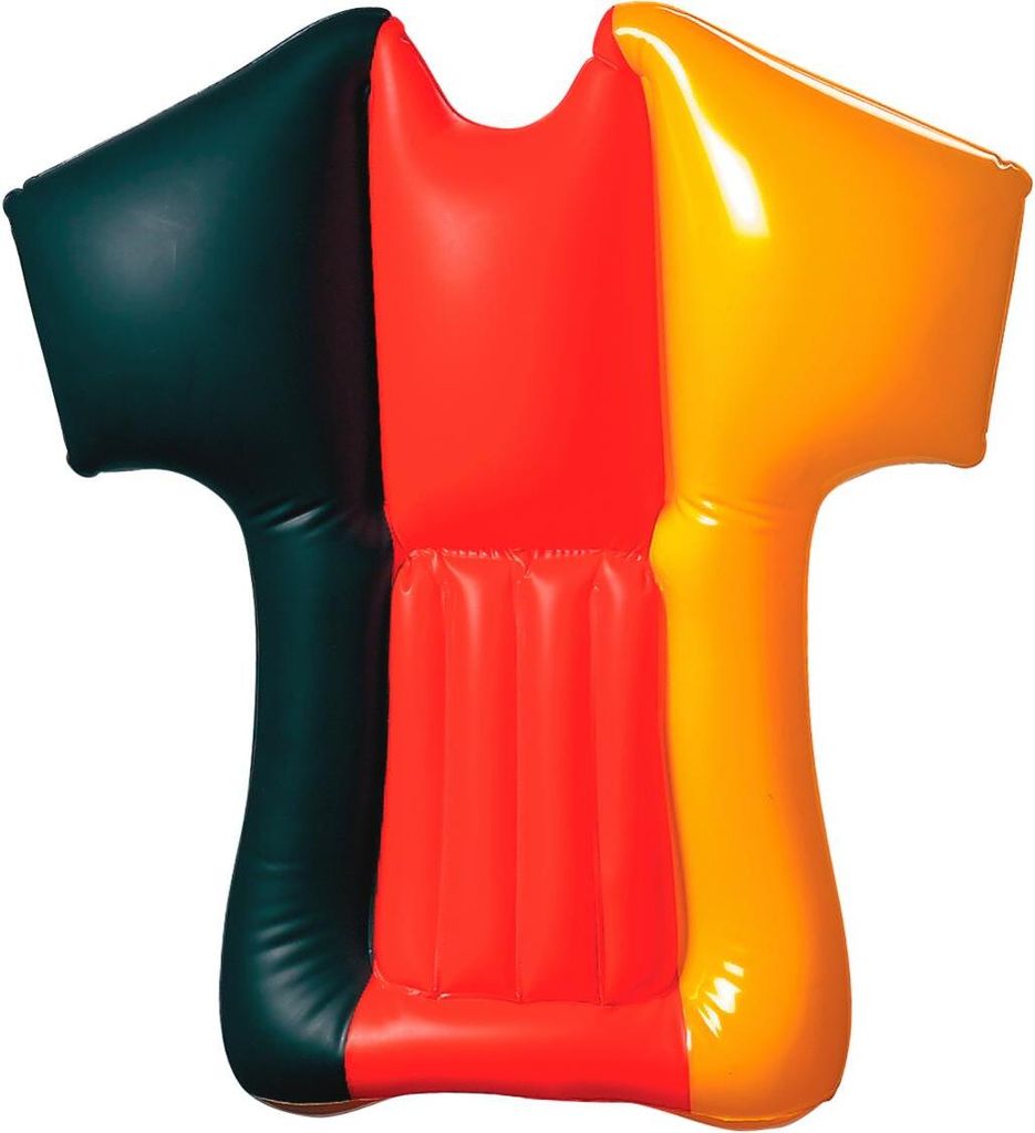 Aufblasbares Fan-Trikot in Deutschland Farben - EM 2024 Fan Artikel - Fußball Europameisterschaft Accessoires - fürs Stadion! deutschland-Farben