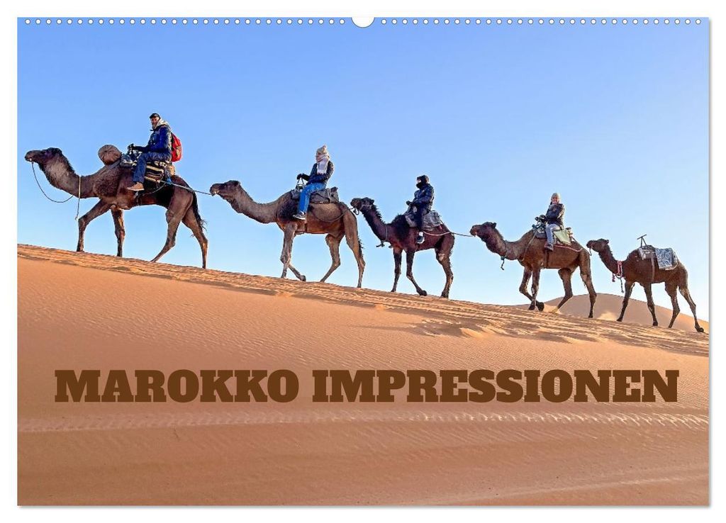 Marokko Impressionan (Wandkalender 2027 DIN A2 quer), CALVENDO Monatskalender