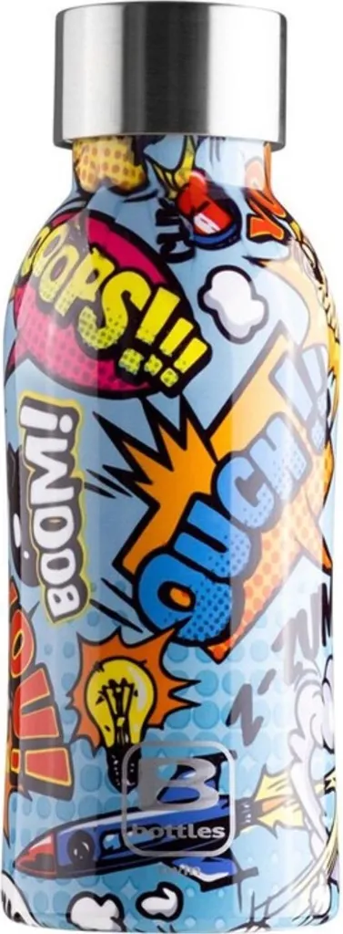 Borraccia Sportiva Bugatti Comico 350ml - Acciaio Inox e Grip Sicuro
