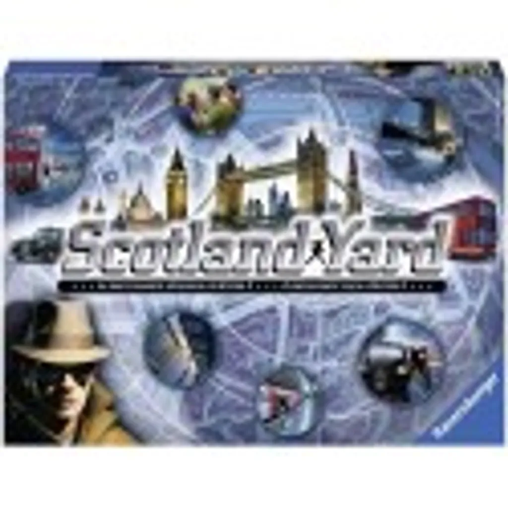 Scotland Yard Jeu d'Enquête Coopératif Ravensburger 26673 3 à 6 Joueurs