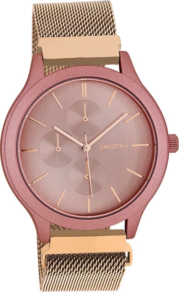 Oozoo Metall Damen Uhr Analog Quarzuhr Armband rosegold Timepieces D2UOC10687
