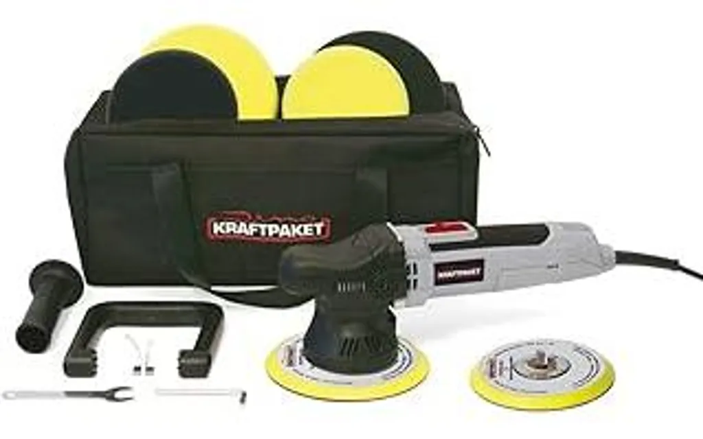 Dino KRAFTPAKET Piatto Di Supporto M14 Per Lucidatrice Rotativa – 75 Mm Con Velcro, Perfetto Per Lucidare Piccole Superfici Verniciate