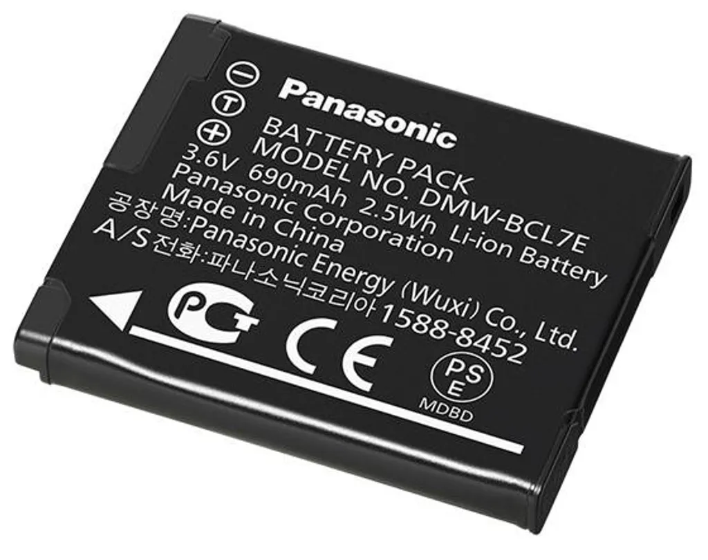 Batterie Li-Ion DMW-BCL7E 690 mAh Haute Densité pour Panasonic Lumix