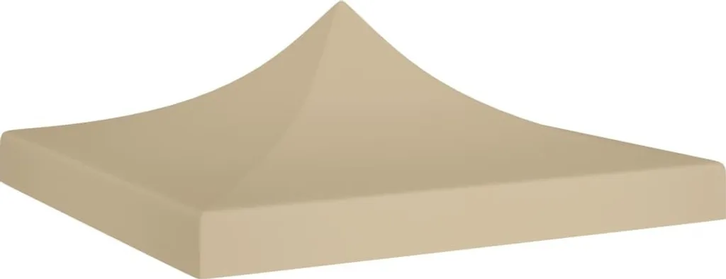 Toit de Barnum Imperméable 3x3 m en PVC Épais 270 g m² Coloris Beige
